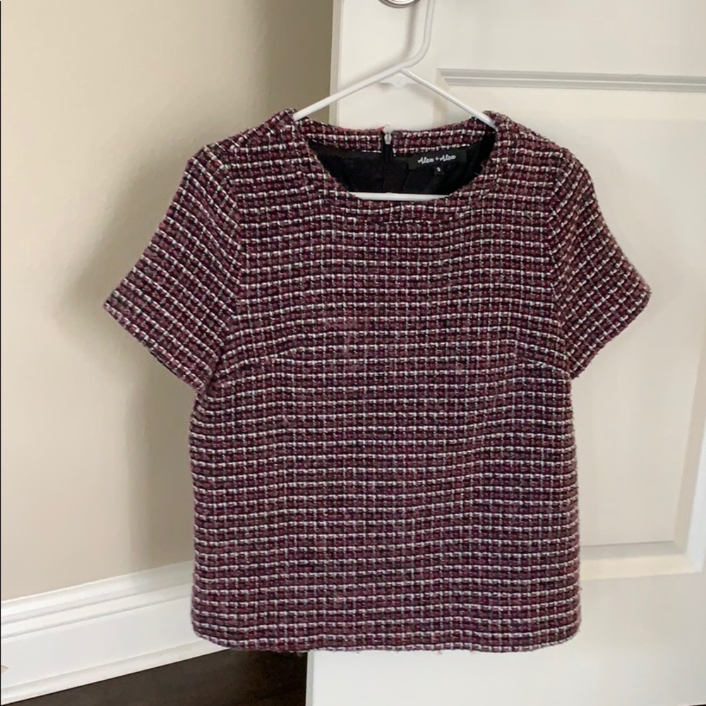 Alex + Alex Tweed dress shirt